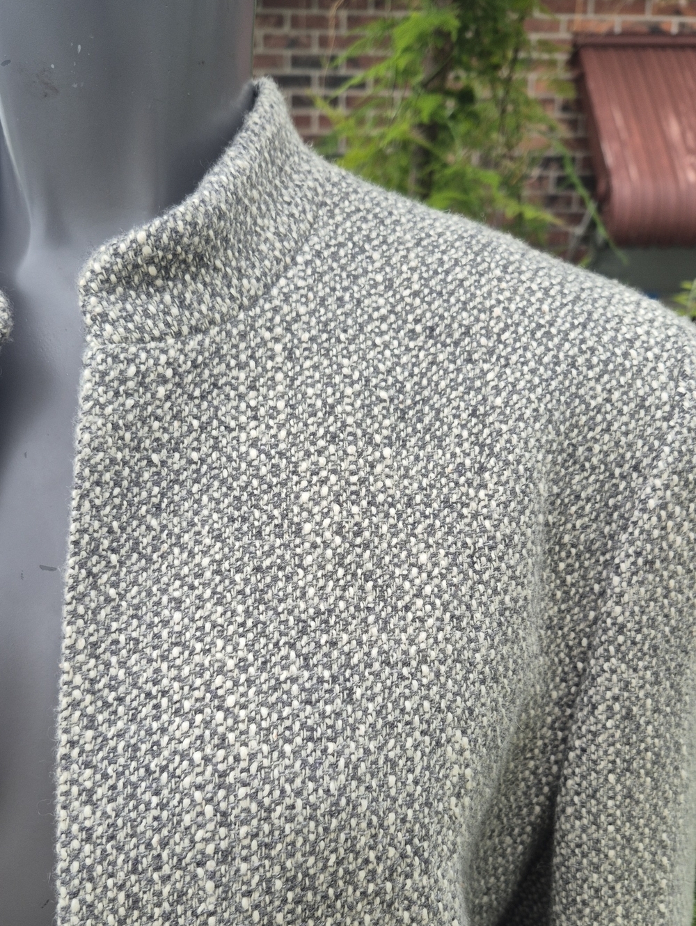 Jones New York Signature (Vietnam) Ladies Wool/Cotton Blend Tweed Jacket